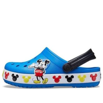 Crocs (PS) Disney Mickey Outdoor Flat Heel Sports Blue Sandals 206307-4JL