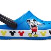 Crocs (PS) Disney Mickey Outdoor Flat Heel Sports Blue Sandals 206307-4JL