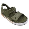 Crocs (PS) Flat Casual Army Green Sandals 14854-309