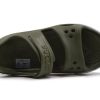 Crocs (PS) Flat Casual Army Green Sandals 14854-309