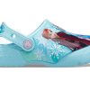 Crocs (PS) Frozen Printing Outdoor Flat Heel Sports Blue Sandals 207078-4O9