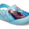 Crocs (PS) Frozen Printing Outdoor Flat Heel Sports Blue Sandals 207078-4O9