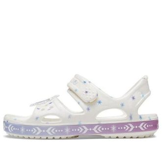 Crocs (PS) Funny Frozen White Sandals 206172-100
