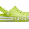Crocs (PS) Outdoor Flat Heel Beach Sports Green Sandals 205100-3TX