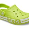 Crocs (PS) Outdoor Flat Heel Beach Sports Green Sandals 205100-3TX