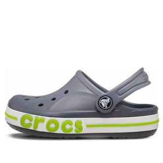 Crocs (PS) Small Crocs Outdoor Beach Sports Gray Green Sandals “Grey Green” 205100-025