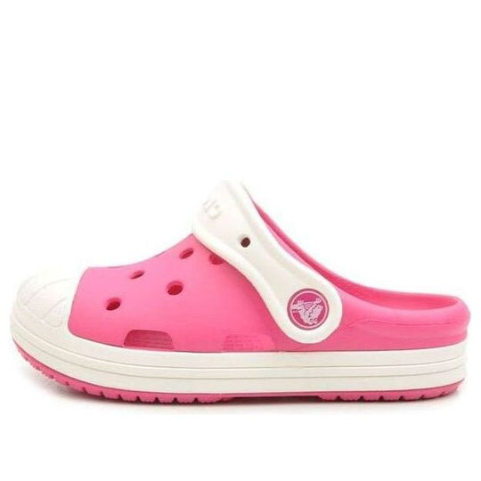 Crocs (PS) Small Crocs Outdoor Flat Heel Sports Pink Sandals 202282-6MI Crocs (PS) Small Crocs Outdoor Flat Heel Sports Pink Sandals 202282-6MI