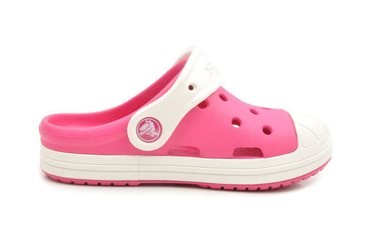 Crocs (PS) Small Crocs Outdoor Flat Heel Sports Pink Sandals 202282-6MI Crocs (PS) Small Crocs Outdoor Flat Heel Sports Pink Sandals 202282-6MI