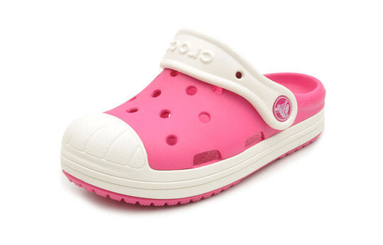 Crocs (PS) Small Crocs Outdoor Flat Heel Sports Pink Sandals 202282-6MI Crocs (PS) Small Crocs Outdoor Flat Heel Sports Pink Sandals 202282-6MI
