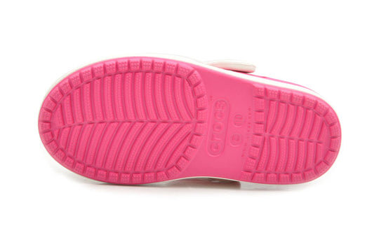 Crocs (PS) Small Crocs Outdoor Flat Heel Sports Pink Sandals 202282-6MI Crocs (PS) Small Crocs Outdoor Flat Heel Sports Pink Sandals 202282-6MI