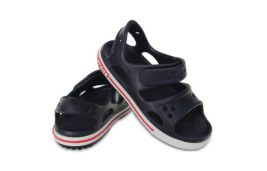 Crocs (PS) Velcro Flat Sports Deep Blue Sandals 14854-462 Crocs (PS) Velcro Flat Sports Deep Blue Sandals 14854-462