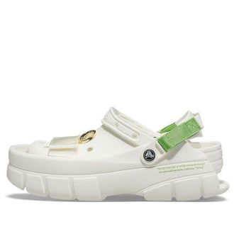 Crocs Sankuanz x Clog “White Green” 206900-100
