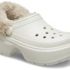 Crocs Stomp Lined Clogs “White” 208546-160