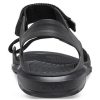 Crocs Swiftwater Light Cozy Sports Black Sandals 206526-060
