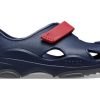 Crocs (TD) Crocs All Terrain Fisherman Clogs “Navy Red” 208351-4CC