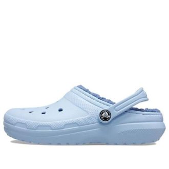 Crocs (TD) Crocs Classic Lined Clogs “Sky Blue” 207009-4NS