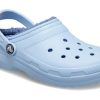 Crocs (TD) Crocs Classic Lined Clogs “Sky Blue” 207009-4NS