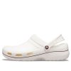 Crocs Wear-Resistant Cozy Sports Unisex White Brown Sandals “White Brown” 205883-0FW