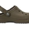 Crocs Winter Lined Clogs “Walnut Espresso” 203766-23J