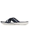 Crocs (WMNS) Beach & Pool SlidesSlippers “Dark Blue White” 205479-462