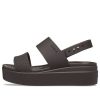 Crocs (WMNS) Brooklyn Croco Low Espresso Sandal “Brown” 208585-206