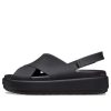 Crocs (WMNS) Brooklyn Luxe Cross Strap “Black” 209407-060