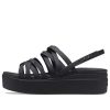 Crocs (WMNS) Brooklyn Strappy Black Sandals 206751-001