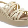 Crocs (WMNS) Brooklyn Strappy Low Wedge “Bone” 206751-2Y2