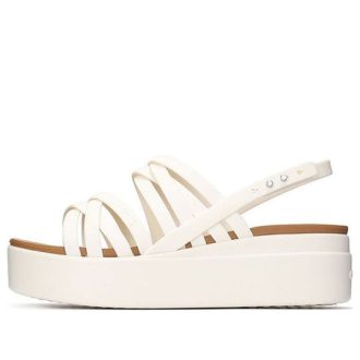 Crocs (WMNS) Brooklyn Strappy White Sandals 206751-159