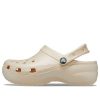Crocs (WMNS) Classic Clog Platform Shimmer “Vanilla” 208590-108