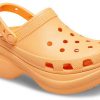 Crocs (WMNS) Classic Clog Retro Crocs Thick Sole Orange Small Whale Sandals 206302-801