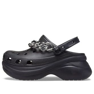 Crocs (WMNS) Classic Clog Retro Sandals Black Silver 206662-067