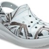 Crocs (WMNS) Classic Crush Disco Clog “Clear Bue” 208121-0ZT