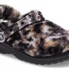 Crocs (WMNS) Classic Fur Sure “Lined Animal Oreo” 207303-0C4