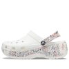 Crocs (WMNS) Classic Platform Americana Paisley Clogs “White” 207337-94S