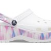 Crocs (WMNS) Classic Platform Dream Clog “White Purple” 207580-94S