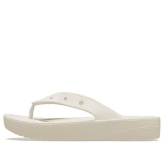 Crocs (WMNS) Classic Platform Flip (Beige) 207714-2Y2