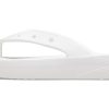 Crocs (WMNS) Classic Platform Flip Flop “White” 207714-100
