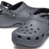 Crocs (WMNS) Classic Platform Glitter II Clog “Black” 207770-001