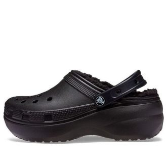 Crocs (WMNS) Classic Platform Lined Clog “Black” 207938-001
