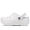 Crocs (WMNS) Classic Platform Lined Clogs “White” 207938-100