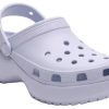 Crocs (WMNS) Classic Platform Shoes “Blue” 206750-5AF