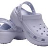 Crocs (WMNS) Classic Platform Shoes “Blue” 206750-5AF