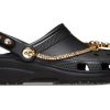 Crocs (WMNS) Classic Tiara Clogs “Black Gold” 209684-001