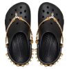 Crocs (WMNS) Classic Tiara Clogs “Black Gold” 209684-001