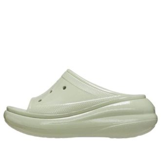 Crocs (WMNS) Crush High Shine Slides “Light Green” 209648-3VS