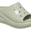 Crocs (WMNS) Crush High Shine Slides “Light Green” 209648-3VS