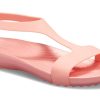 Crocs (WMNS) Flat Pink Sandals 205469-6JC
