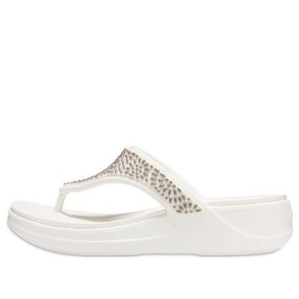 Crocs (WMNS) Flip-Flops “White” 206343-174
