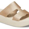 Crocs (WMNS) Getaway Platform H-Strap Sandals “White Brown” 209667-160